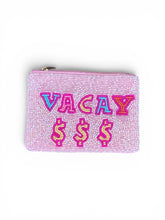 Load image into Gallery viewer, Vacation Money Beaded Coin Purse
