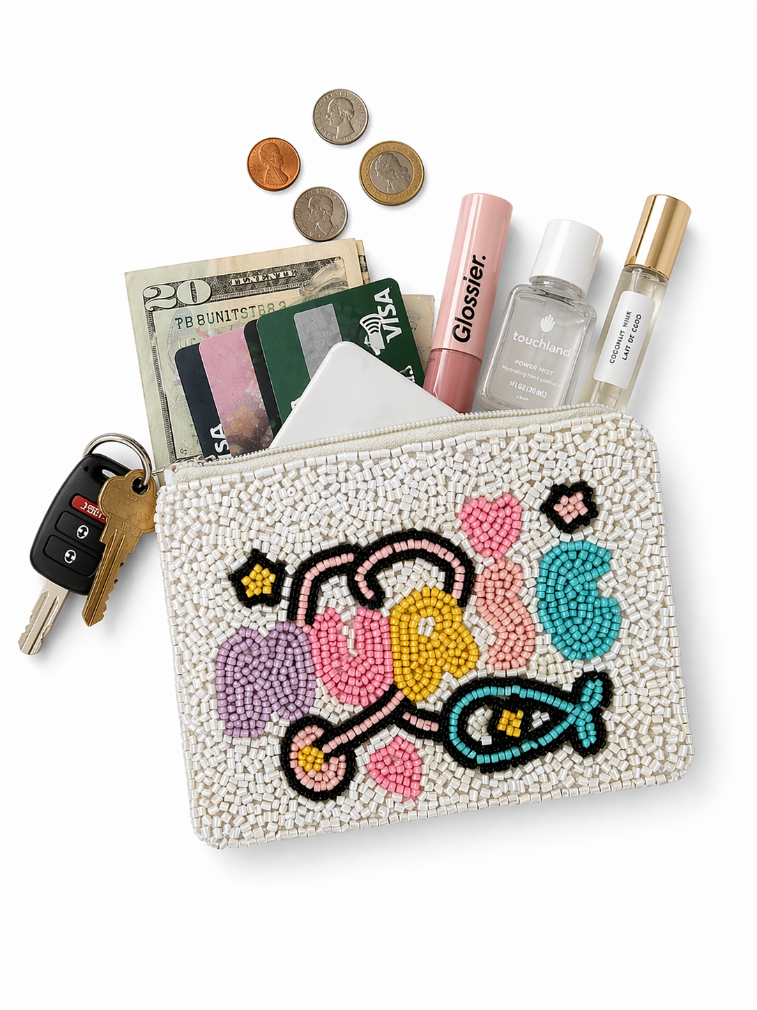 Nurse Beaded Coin Purse