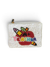 Load image into Gallery viewer, Teacher Beaded Coin Purse
