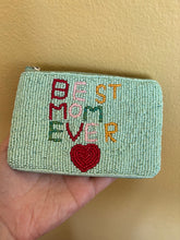 Load image into Gallery viewer, Best Mom Ever Beaded Coin Purse
