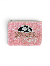 Load image into Gallery viewer, Soccer Mom Beaded Coin Purse
