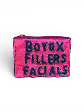 Load image into Gallery viewer, Botox, Fillers And Facials Beaded Coin Purse
