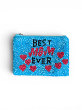 Load image into Gallery viewer, Best Mom Ever Beaded Coin Purse
