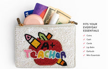 Load image into Gallery viewer, Teacher Beaded Coin Purse
