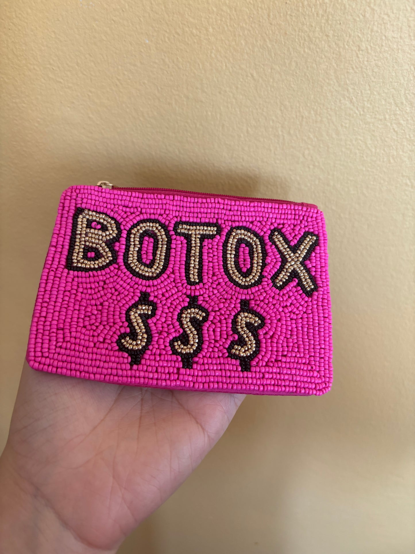 Botox Beaded Coin Purse