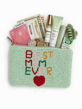 Load image into Gallery viewer, Best Mom Ever Beaded Coin Purse

