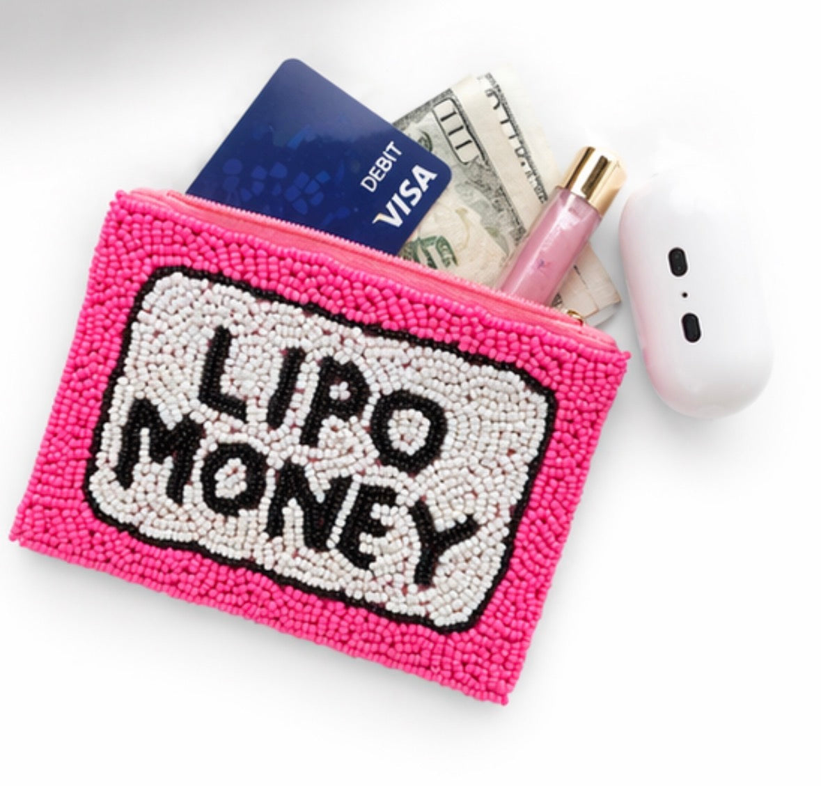 Lipo Money Beaded Coin Purse