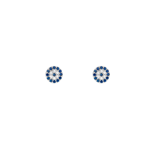 Blue And Silver Earrings